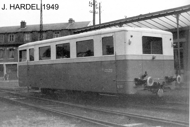 Gare de Rocourt - autorail CGL - CGL railcar
