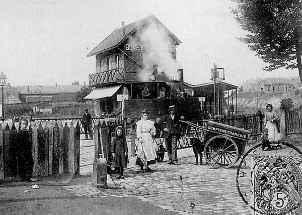 Gare de Rocourt avant 1914- Rocourt station before 1914
