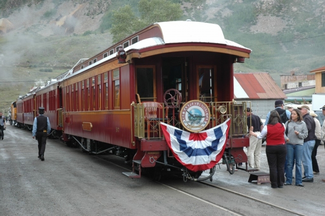Silverton - 08-2006
Train spÃ©cial - voiture "General Palmer"
