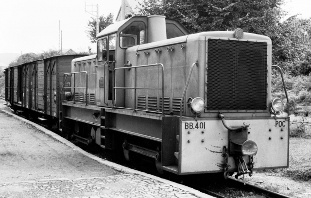 Locotracteur CFD - Treignac - 08-1969
