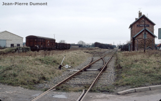 Ligne St-Quentin - Ham, Etreillers, 1977
