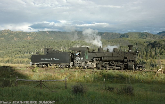 Cumbres-Chama 20-08-2006  Loco HLP pour train spÃ©cial du 21

