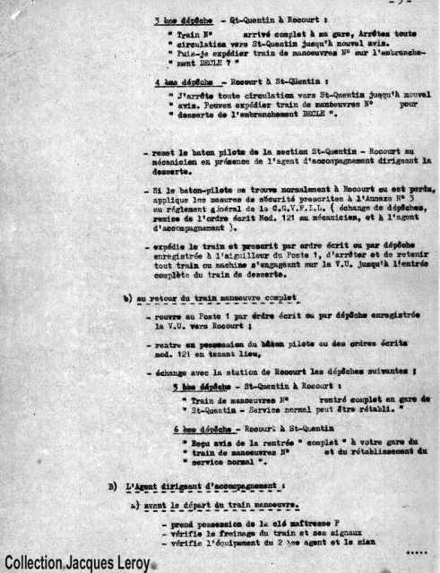 RÃ¨gles de desserte des Etablissements Decle (Magasins GÃ©nÃ©raux) - 1950
