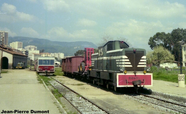 1976 - locotracteur CFD 404 ex CP - ex CFD Vivarais
