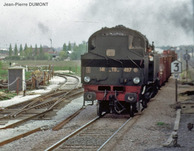 Grande Ceinture - 1968 - Vu de train spécial sports d'hiver
