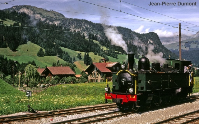 1973 -train vapeur sur le MOB
