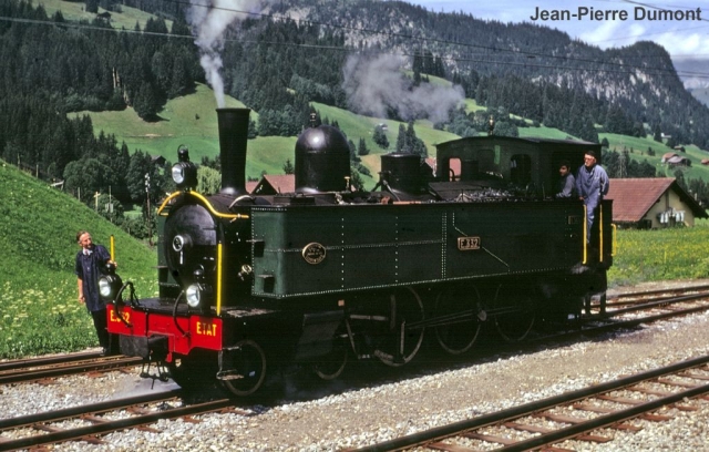 1973 -train vapeur sur le MOB
