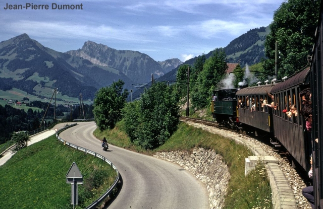 1973 -train vapeur sur le MOB
