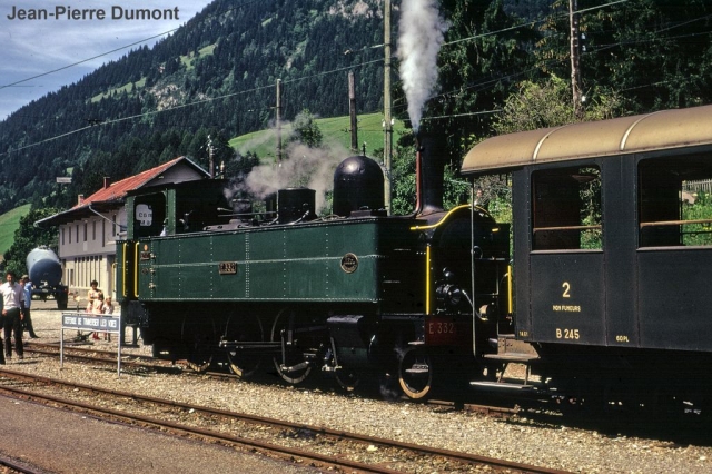 1973 -train vapeur sur le MOB
