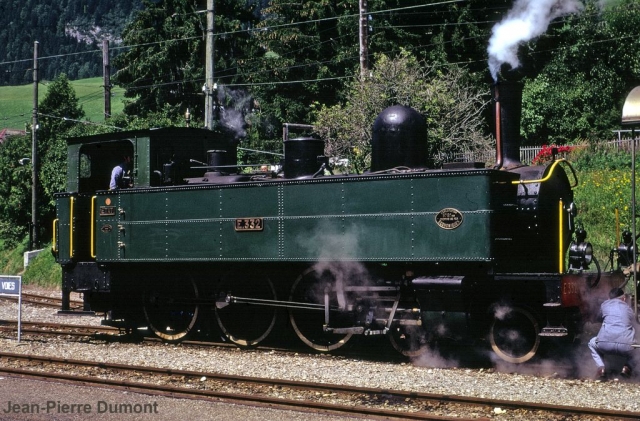 1973 -train vapeur sur le MOB
