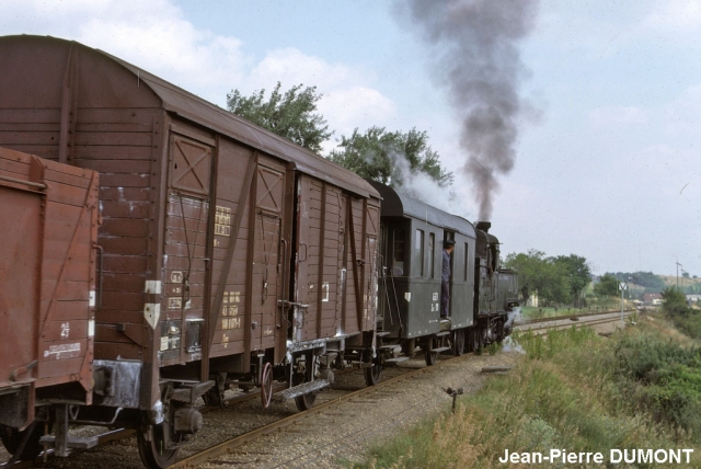 Neusiedl-am-See - Train en provenance de Pamhagen - 1976
